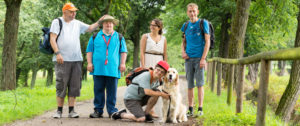 Gemeinsamer Ausflug der Lebenshilfe Mitglieder mit Hund